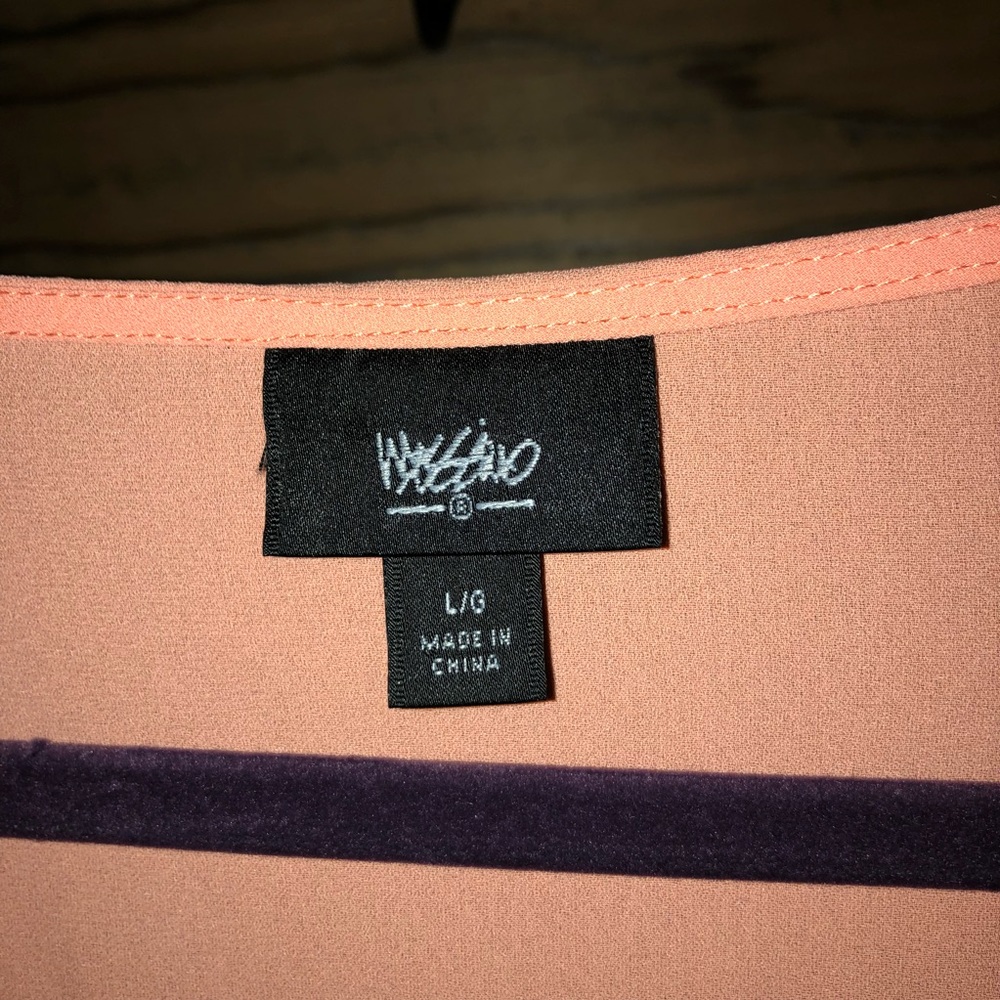 NWT Mossimo Coral Blouse - Picture 3 of 6